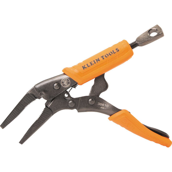 Klein Tools 38610 Long Nose Locking Pliers, 4"