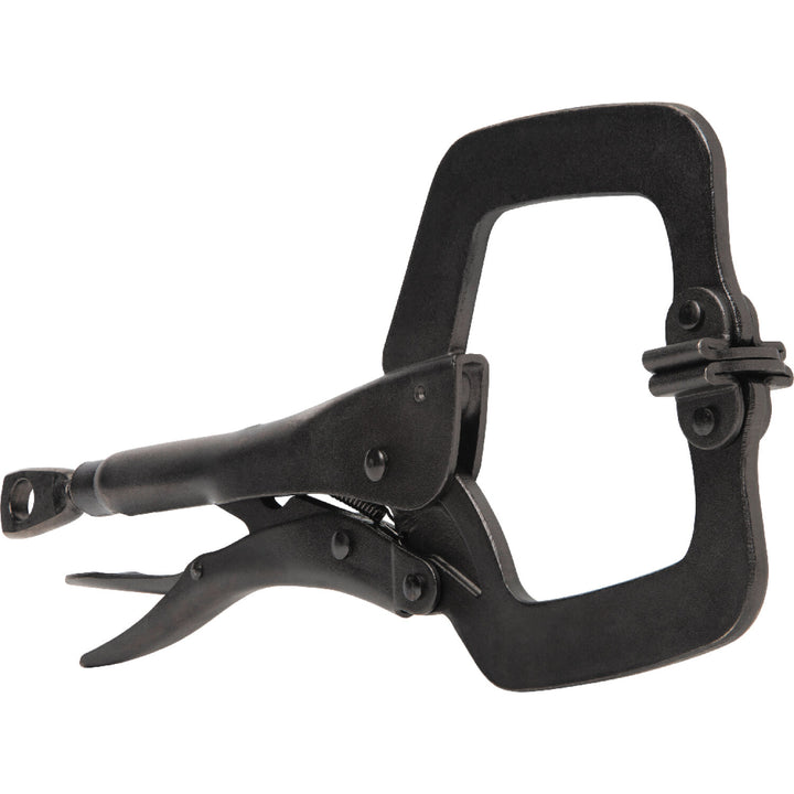 Klein Tools 38622 C-Clamp Locking Pliers with Swivel Jaws, 11-Inch