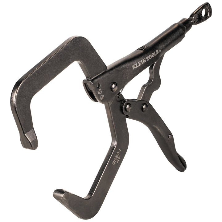 Klein Tools 38631 C-Clamp Locking Pliers with Standard Jaws, 9"