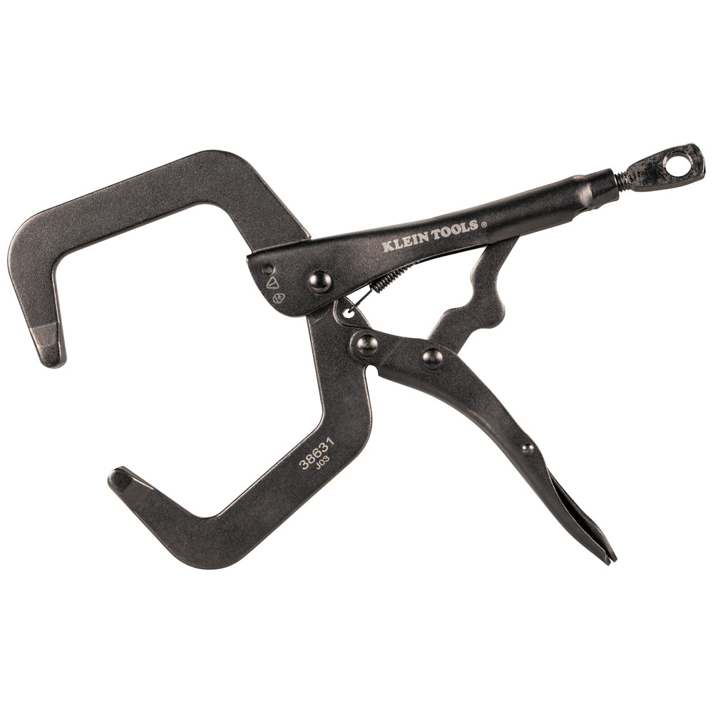 Klein Tools 38631 C-Clamp Locking Pliers with Standard Jaws, 9"