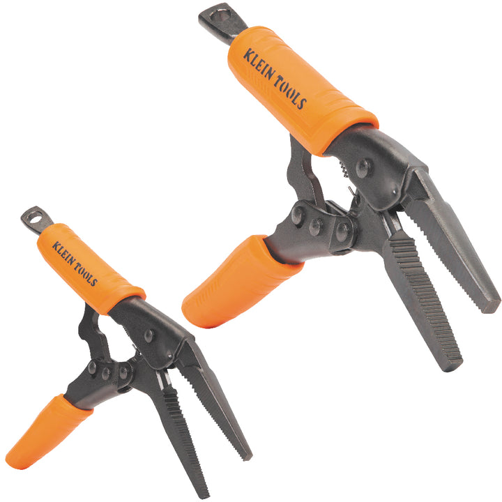 Klein Tools 38661 Long Nose Locking Pliers Set, 6" and 9", 2 Pc.