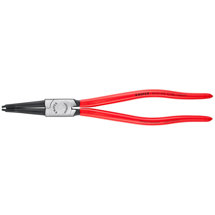 Knipex 44 31 J42 12 1/4" Internal 45° Angled Snap Ring Pliers-Forged Tips
