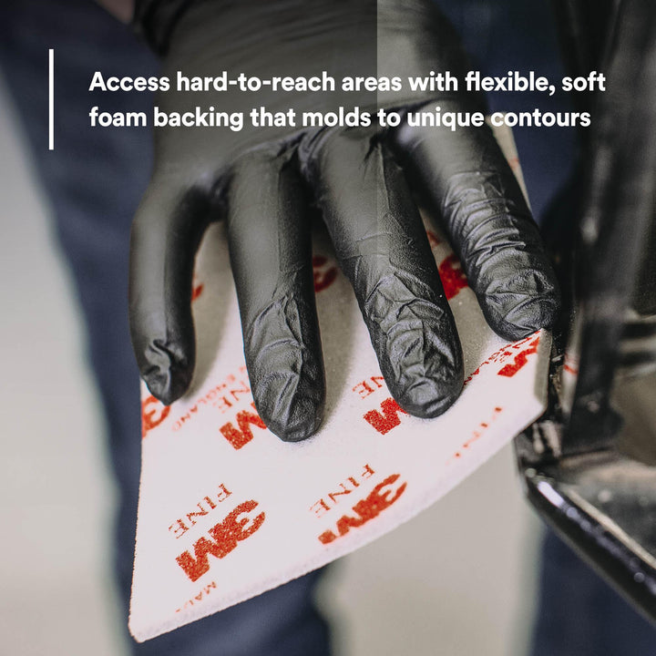 3M Softback Sanding Sponge 02604, 4 1/2 in x 5 1/2 in (115 mm x
140 mm), Fine