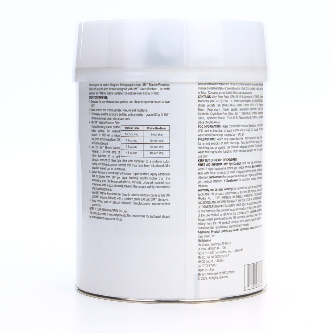 3M Marine Premium Filler, 46006, 1 gal