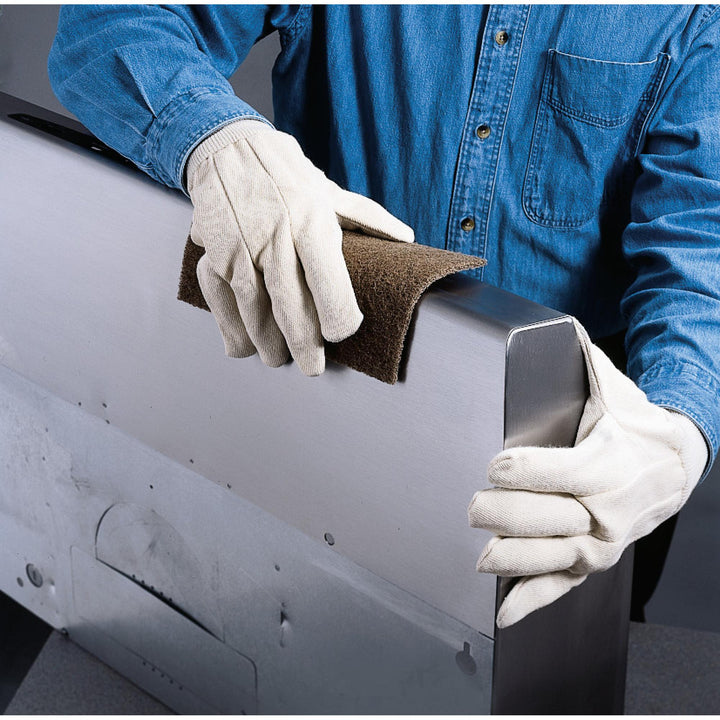 Scotch-Brite Heavy Duty Hand Pad 7440B, HP-HP, A/O Medium, Tan, 6 in x 9 in