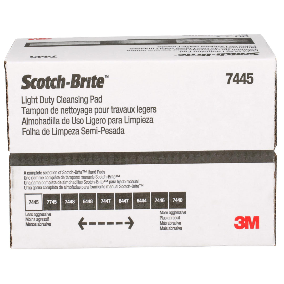 Scotch-Brite Light Cleansing Hand Pad 7445, HP-HP, Nepheline Syenite
Super Fine
