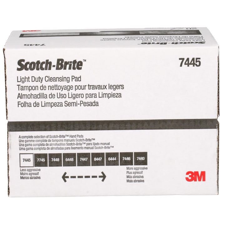 Scotch-Brite Light Cleansing Hand Pad 7445, HP-HP, Nepheline Syenite
Super Fine