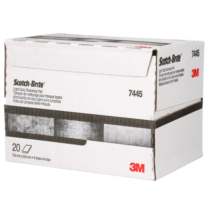 Scotch-Brite Light Cleansing Hand Pad 7445, HP-HP, Nepheline Syenite
Super Fine