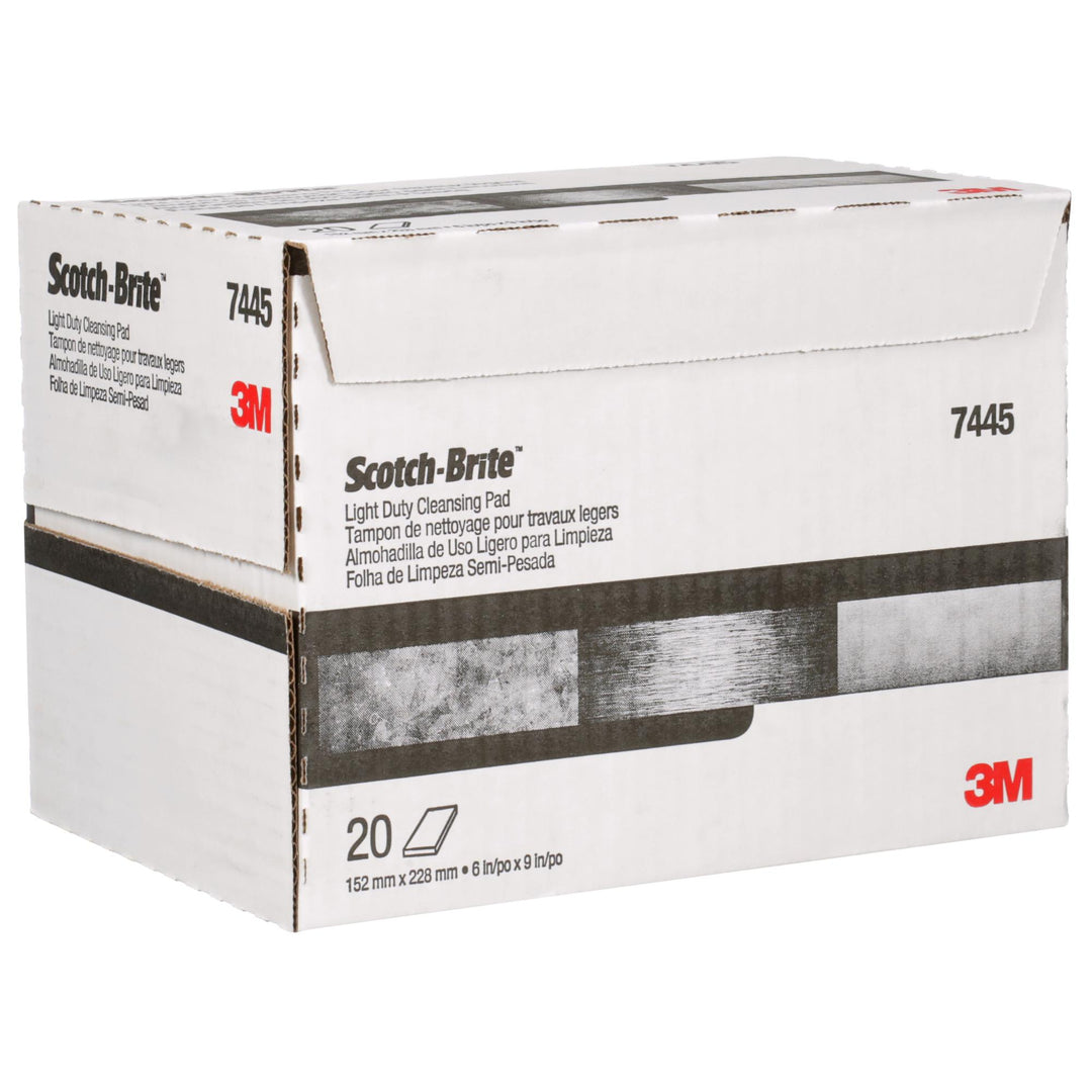 Scotch-Brite Light Cleansing Hand Pad 7445, HP-HP, Nepheline Syenite
Super Fine