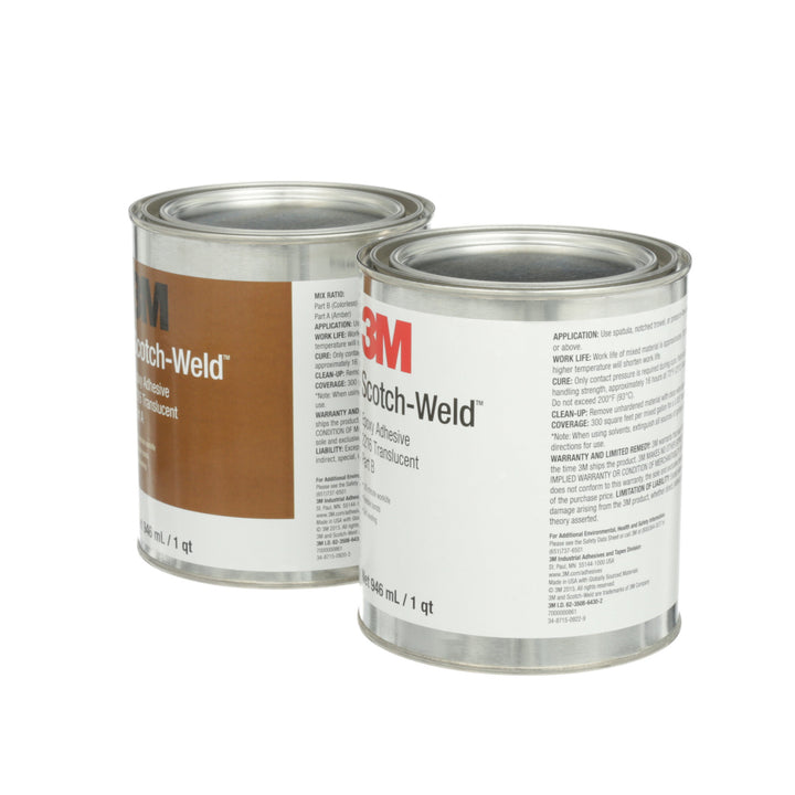 3M Scotch-Weld Epoxy Adhesive 2216, Translucent, Part B/A, 1 Quart