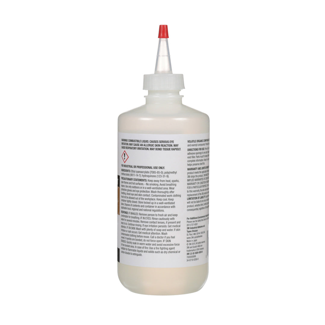 3M Scotch-Weld Instant Adhesive CA40H, Clear, 1 Pound