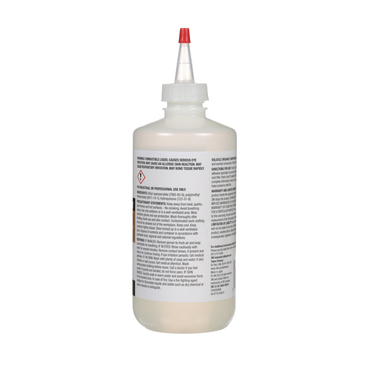 3M Scotch-Weld Instant Adhesive CA40H, Clear, 1 Pound