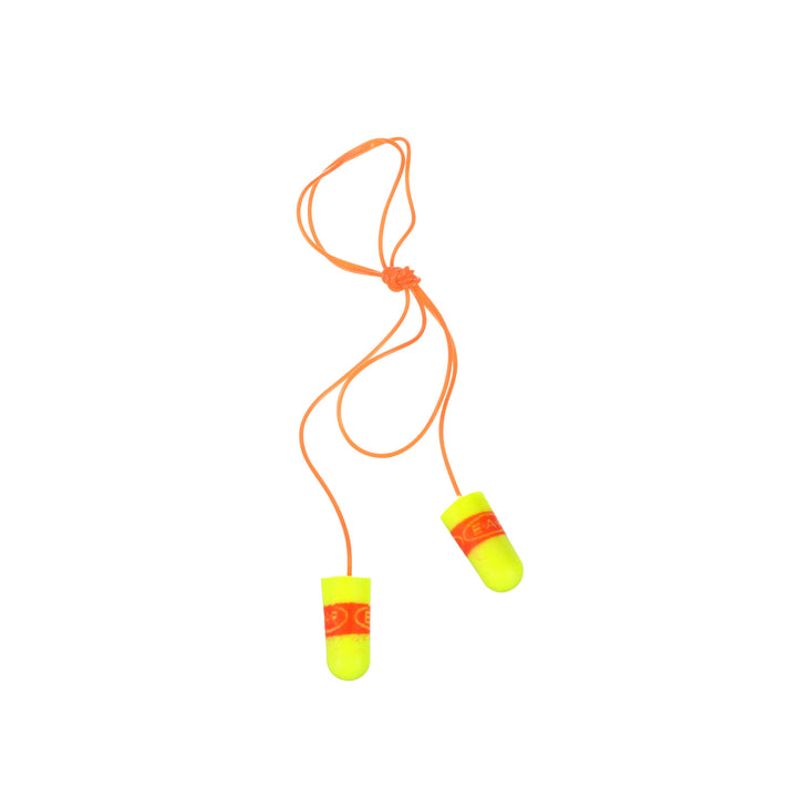 3M E-A-Rsoft SuperFit Earplugs 311-1254, Corded, Poly Bag, RegularSize