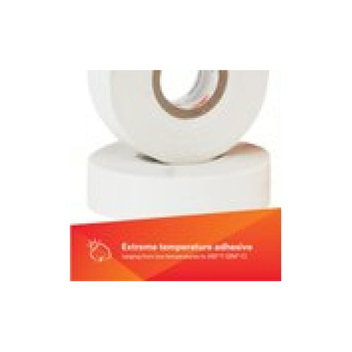 3M Glass Cloth Electrical Tape 69, 3/4 in x 66 ft, White
