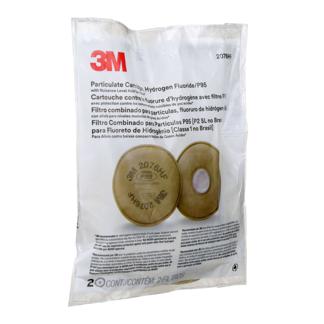 3M Particulate Cartridge 2076HF, Hydrogen Fluoride, P95