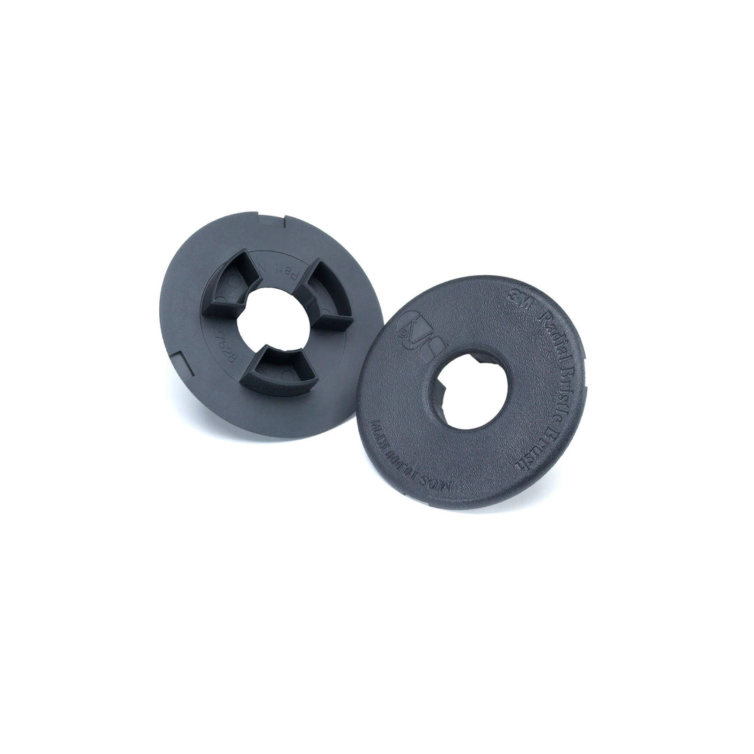 3M Flange Adapter- 6 in Radial Bristle Brush Set, 2 in x 1 in