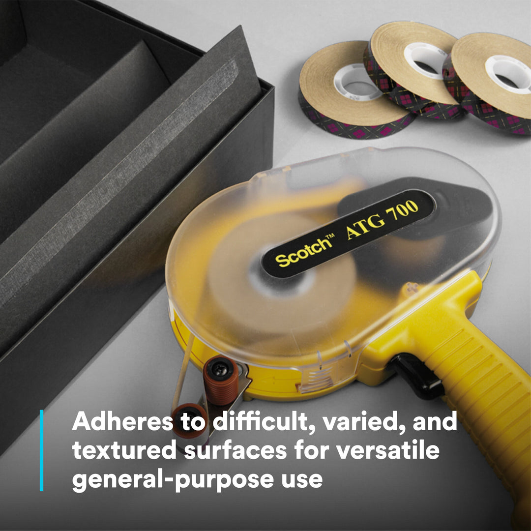 Scotch® ATG Adhesive Transfer Tape 924, Clear, 3/4 in x 36 yd, 2 mil