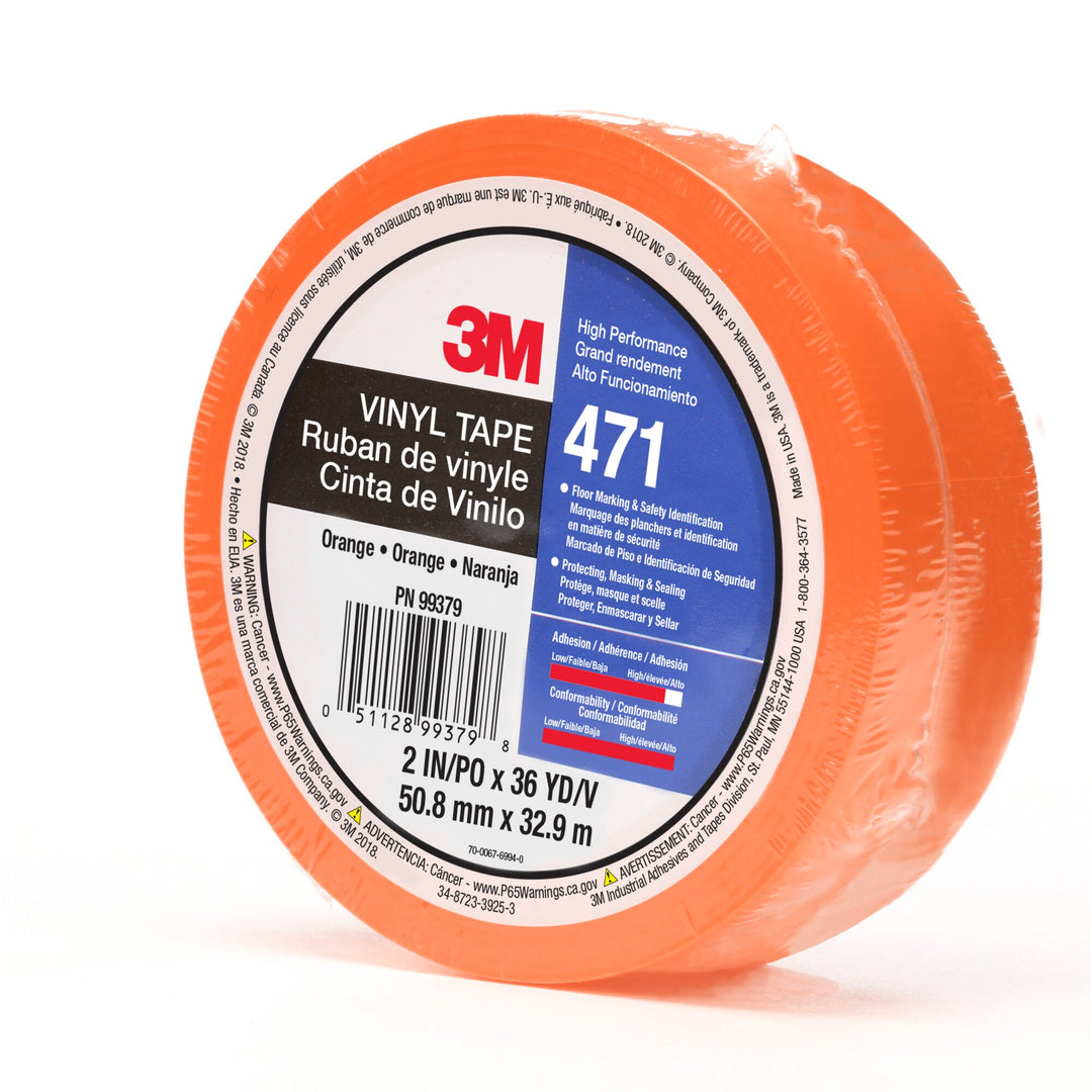 3M General Purpose Vinyl Tape 764, Green, 2 in x 36 yd, 5 mil, 24 Roll/Case
