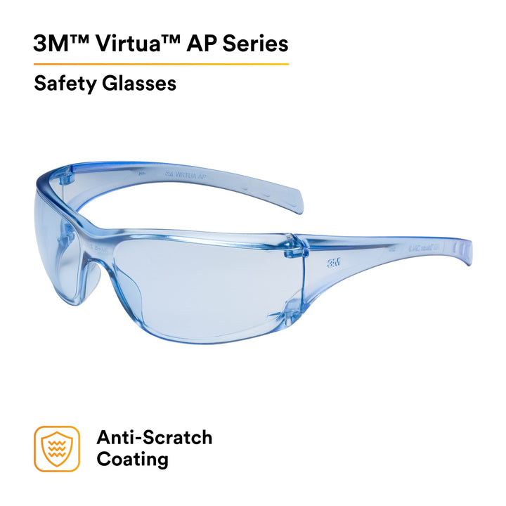 3M Virtua AP Protective Eyewear 11816-00000-20 Light Blue Hard CoatLens