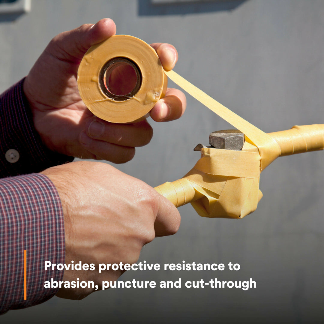 Scotch® Varnished Cambric Tape 2520, 3/4 in x 60 ft, Yellow, 1
roll/carton