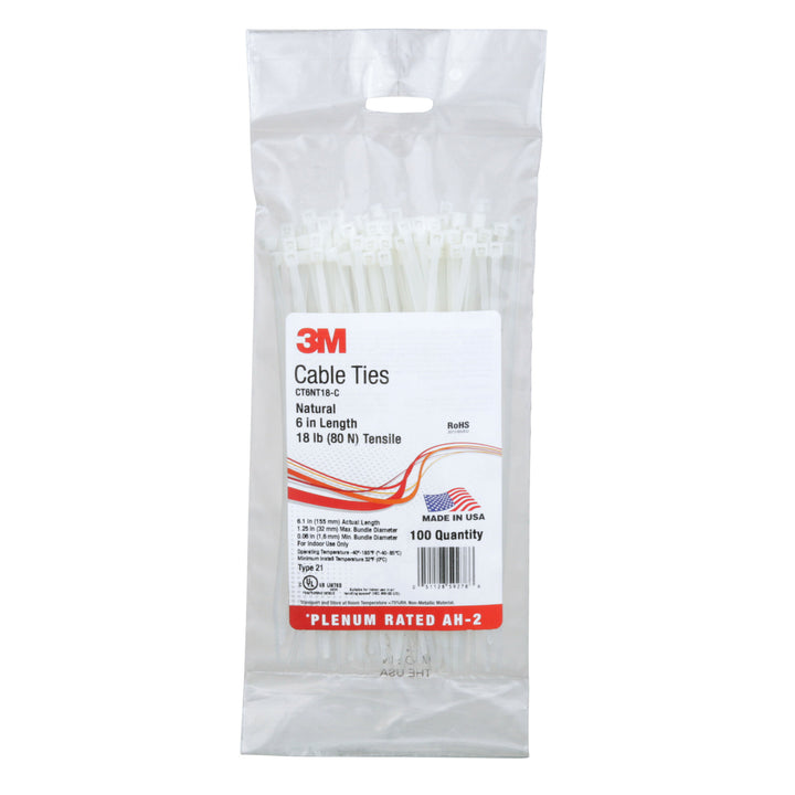 3M Cable Tie CT6NT18-C