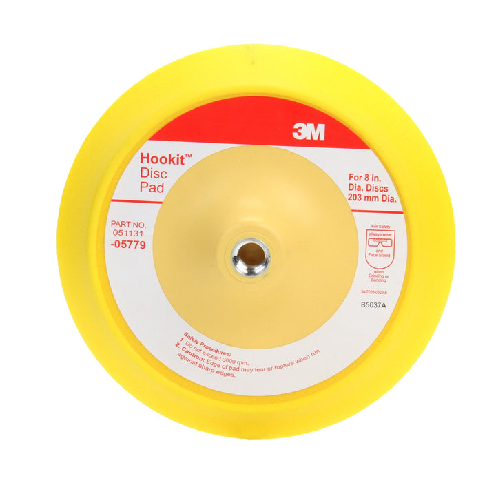 3M Hookit Disc Pad, 05779, 8 in