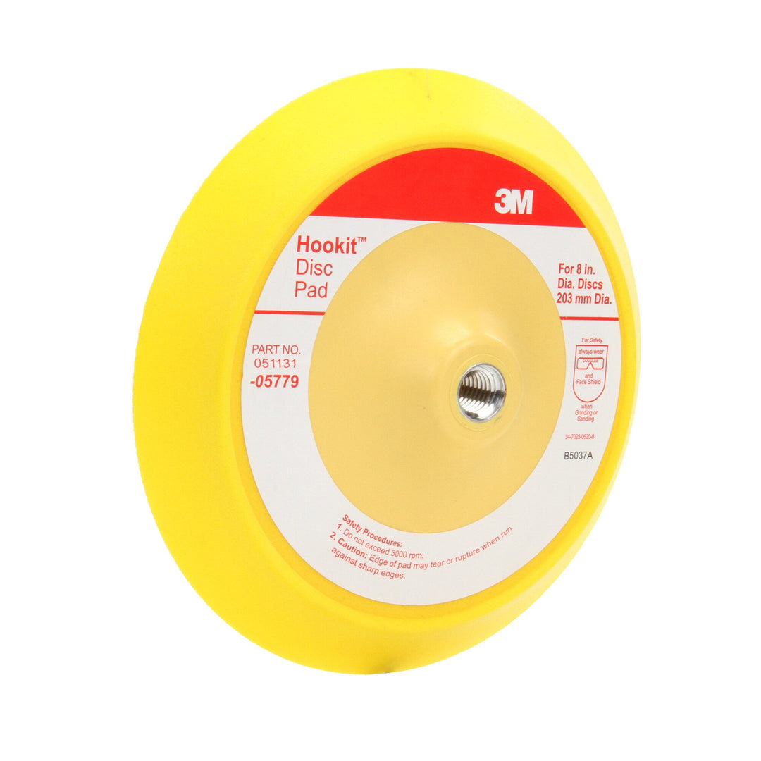 3M Hookit Disc Pad, 05779, 8 in