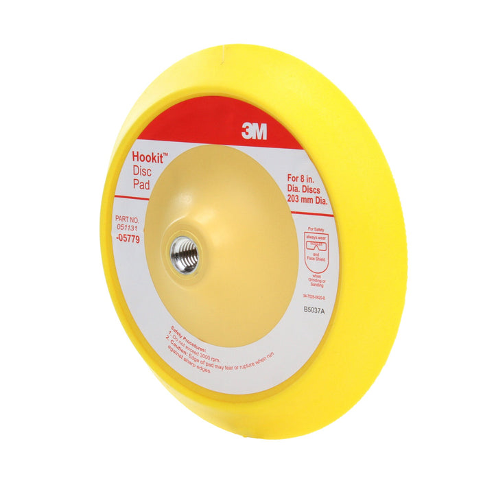 3M Hookit Disc Pad, 05779, 8 in