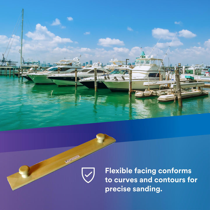 3M Hookit Marine Fairing Board, 83978, Flexible, 4 1/2 in x 30 in