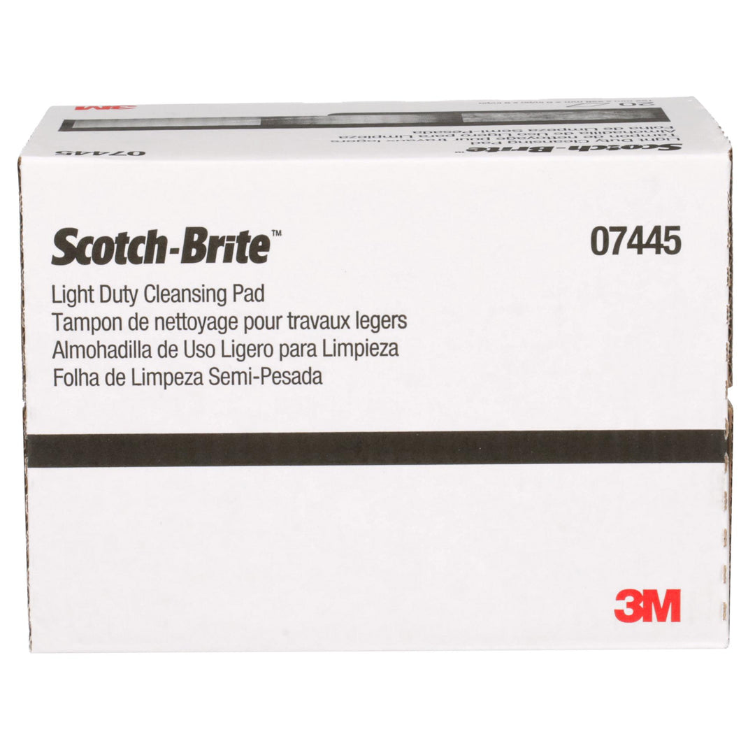 Scotch-Brite Light Cleansing Hand Pad 7445, HP-HP, Nepheline Syenite Super Fine