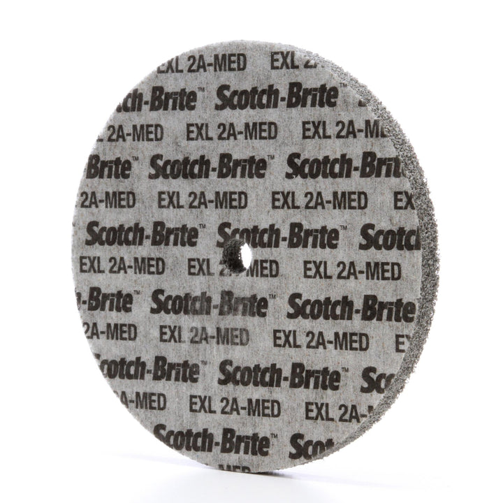 Scotch-Brite EXL Unitized Wheel, XL-UW, 2A Medium, 6 in x 1/2 in x 1/2
in
