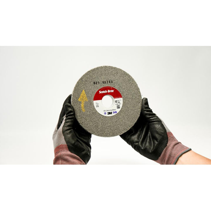 Scotch-Brite EXL Deburring Wheel, XL-WL, 9S Fine, 6 in x 1/2 in x 1 in