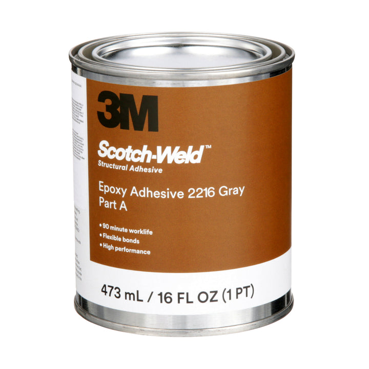 3M Scotch-Weld Epoxy Adhesive 2216, Gray, Part B/A, 1 Pint