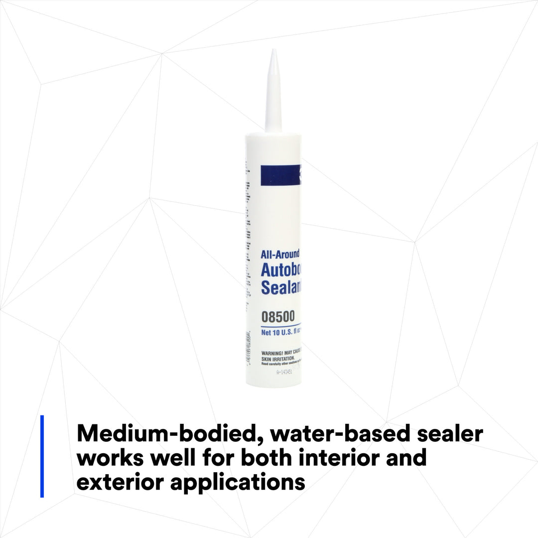 3M All-Around Autobody Sealant, 08500, 1/10 gal Cartridge