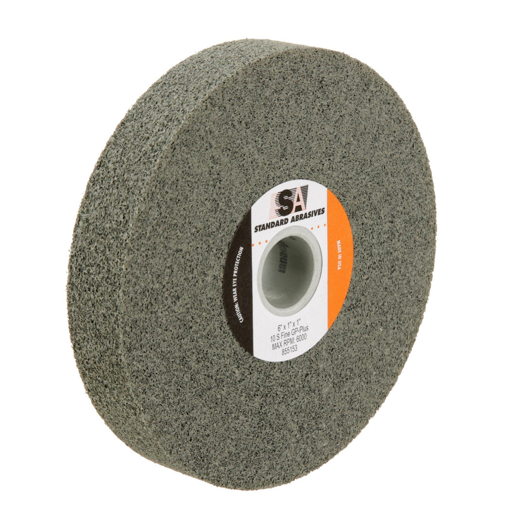 Standard Abrasives GP Plus Wheel 855153, 6 in x 1 in x 1 in 10S FIN