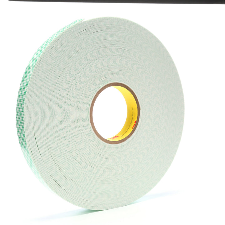 3M Double Coated Urethane Foam Tape 4016, Off White, 1 in x 36 yd, 62mil