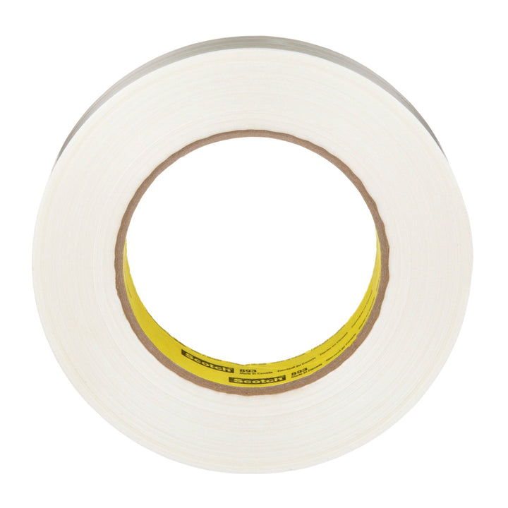 Scotch® Filament Tape 893, Clear, 24 mm x 55 m, 6 mil