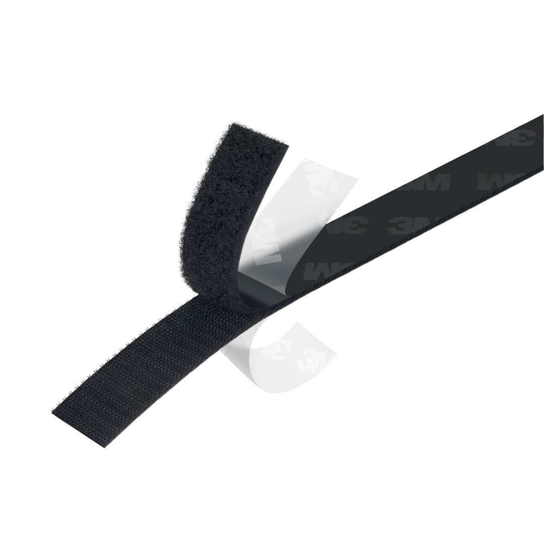 3M Loop Fastener SJ3401, Black, 4 in x 50 yd