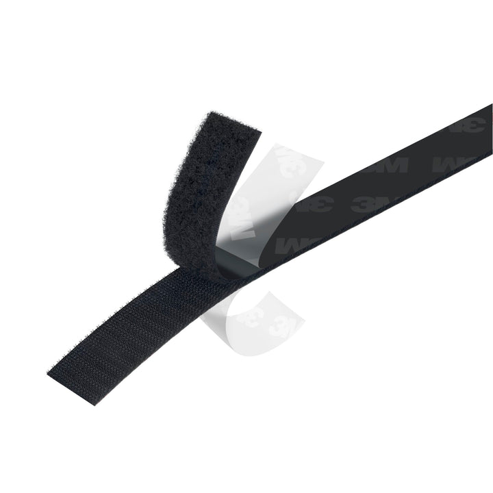 3M Loop Fastener SJ3401, Black, 4 in x 50 yd