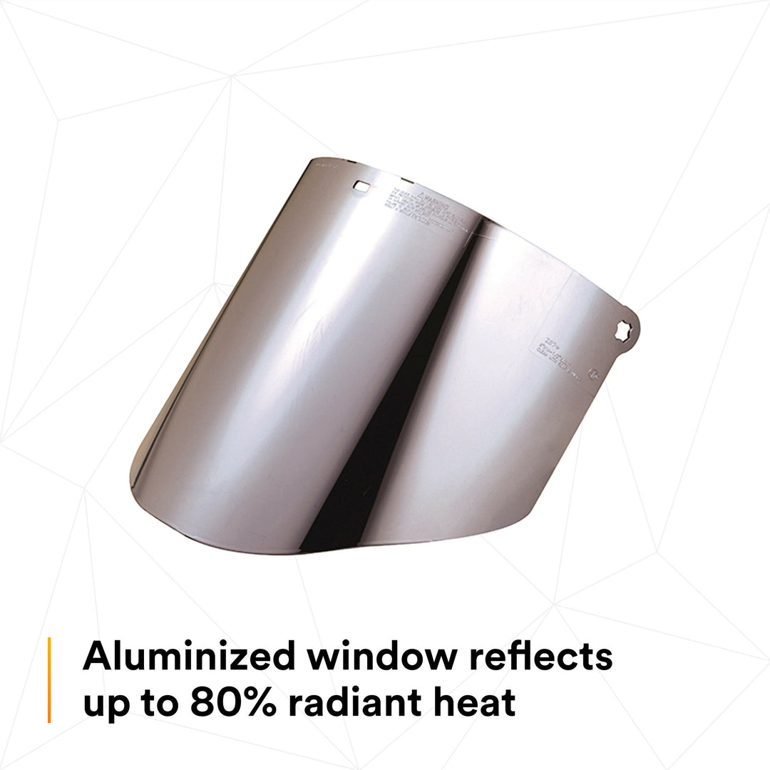 3M Aluminized Polycarbonate Molded Clear Faceshield Window,82504-00000