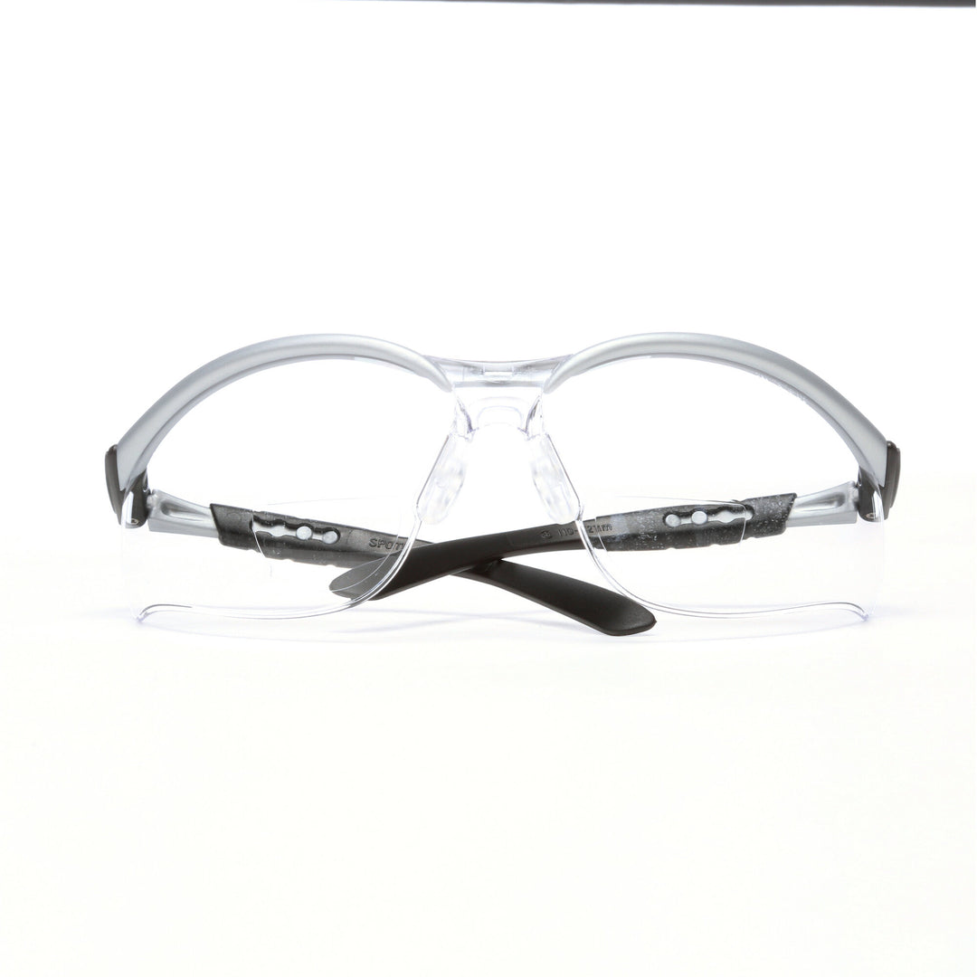 3M BX Reader Protective Eyewear 11375-00000-20, Clear Lens, SilverFrame