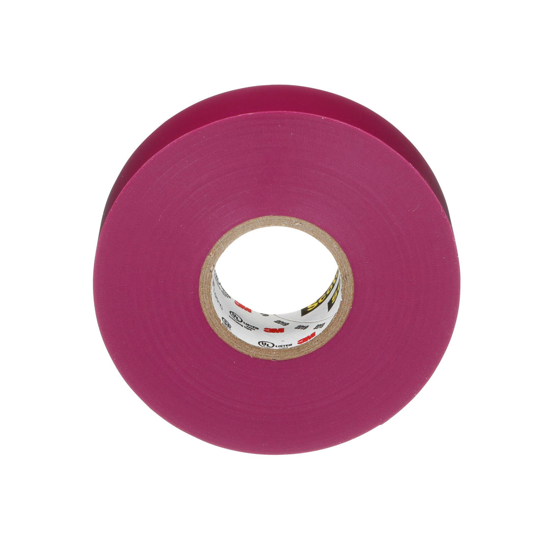 Scotch® Vinyl Color Coding Electrical Tape 35, 3/4 in x 66 ft, Violet
