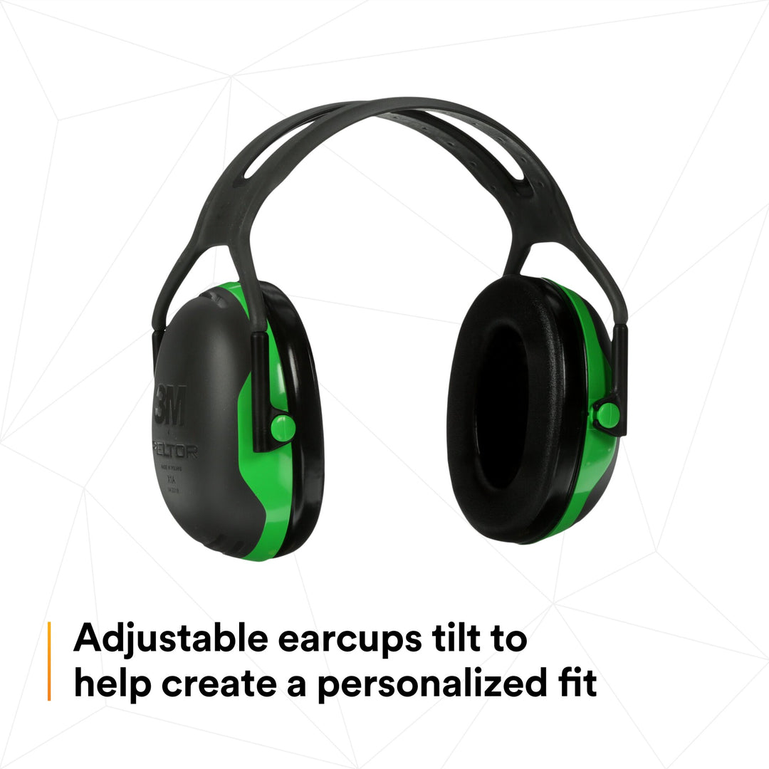 3M PELTOR X1 Earmuffs X1A/37270(AAD), Over-the-Head