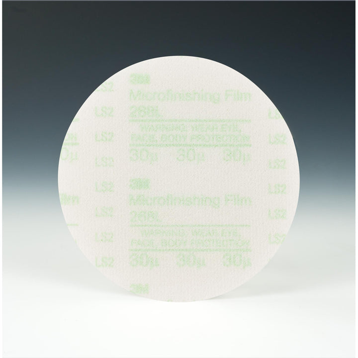 3M Hookit Microfinishing Film Disc 268L, 30 Mic 3MIL, Type D, 5 in x
NH