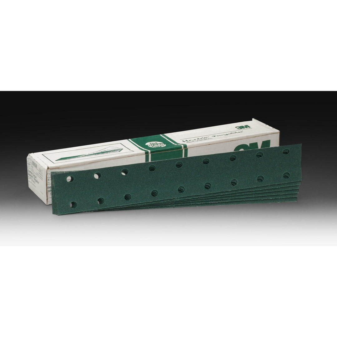 3M Green Corps Hookit Sheet, 02640, 40, 4 1/2 in x 30 in, 10 sheets
per pack