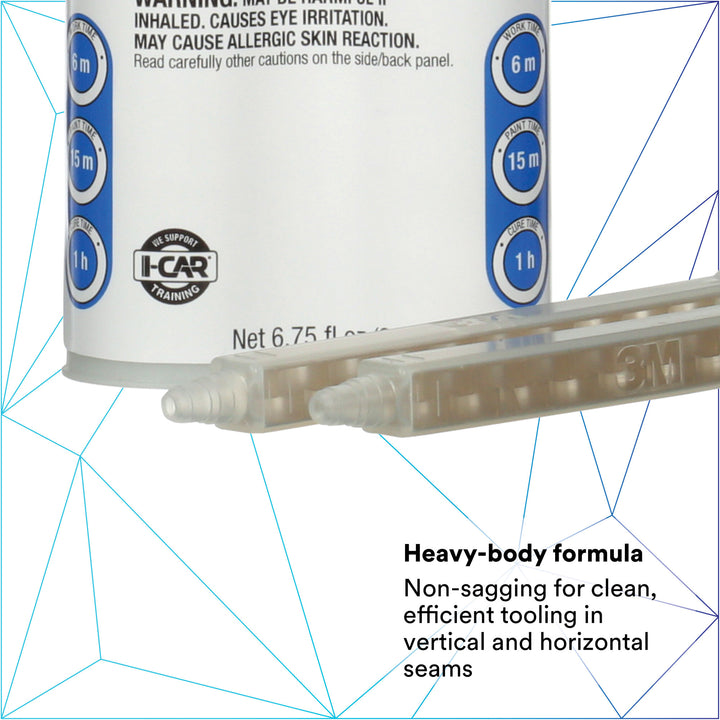 3M Bare-Metal Seam Sealer, 08310, Beige, 200 mL Cartridge