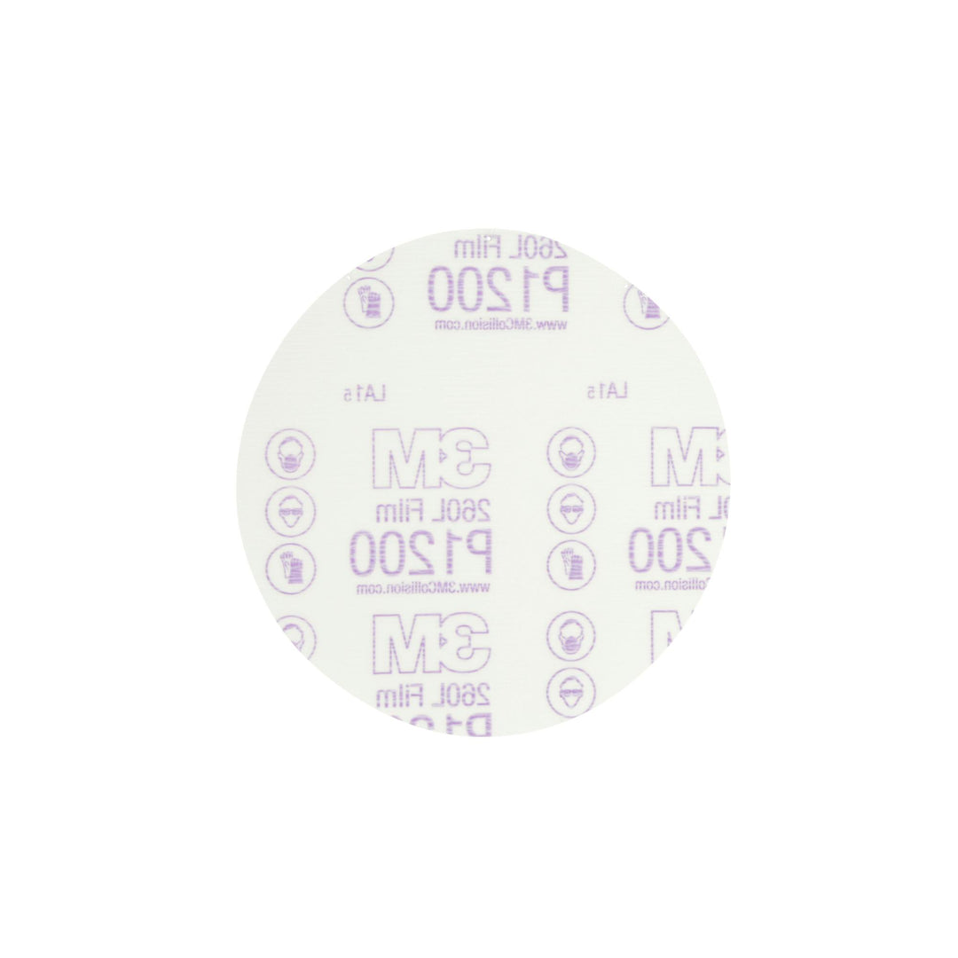 3M Stikit Red Finishing Film Abrasive Disc 260L, 01103, 6 in, P1200