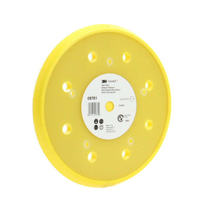 3M Hookit Disc Pad Dust Free, 05781, 8 in