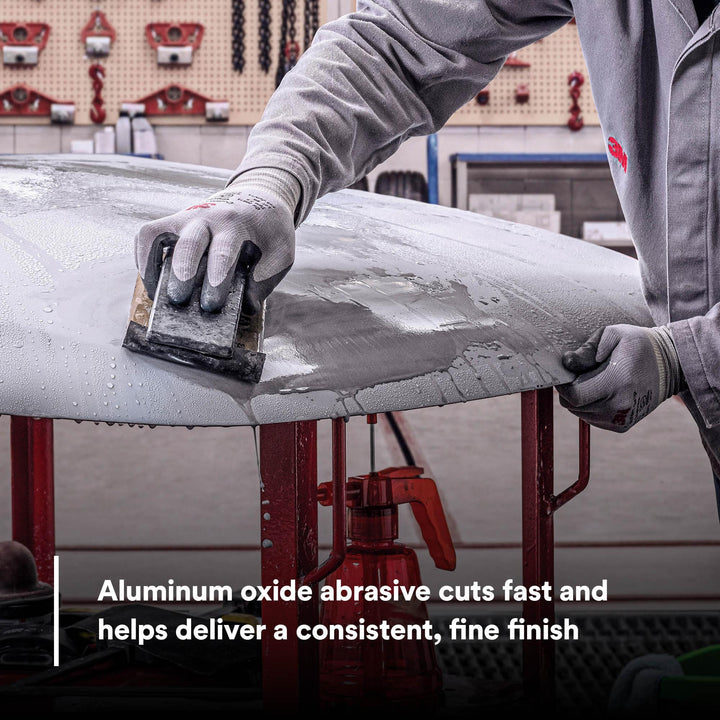 3M Wetordry Abrasive Sheet, 02043, P220, 9 in x 11 in, 50 sheets per
carton