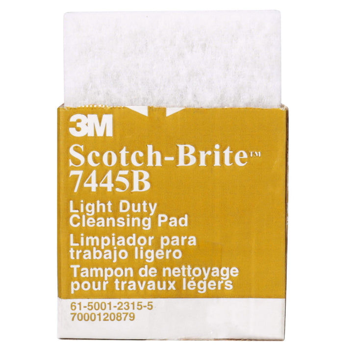 Scotch-Brite Light Cleansing Hand Pad 7445B, HP-HP, Nepheline Syenite Super Fine